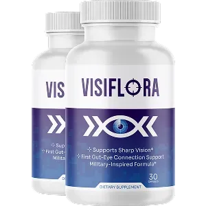 VisiFlora Starter package with two supplement bottles